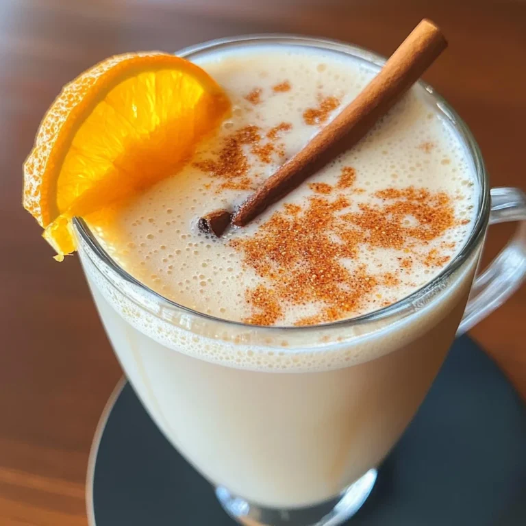 Orange Cinnamon Milk Tea