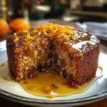 Orange & Cardamom Date Cake with Honey Drizzle