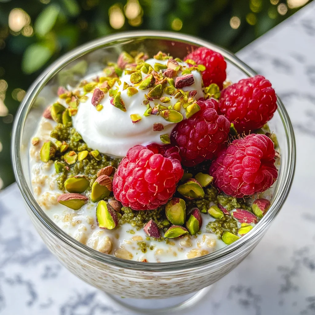 Pistachio Overnight Oats