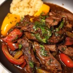 Puerto Rican Pepper Steak