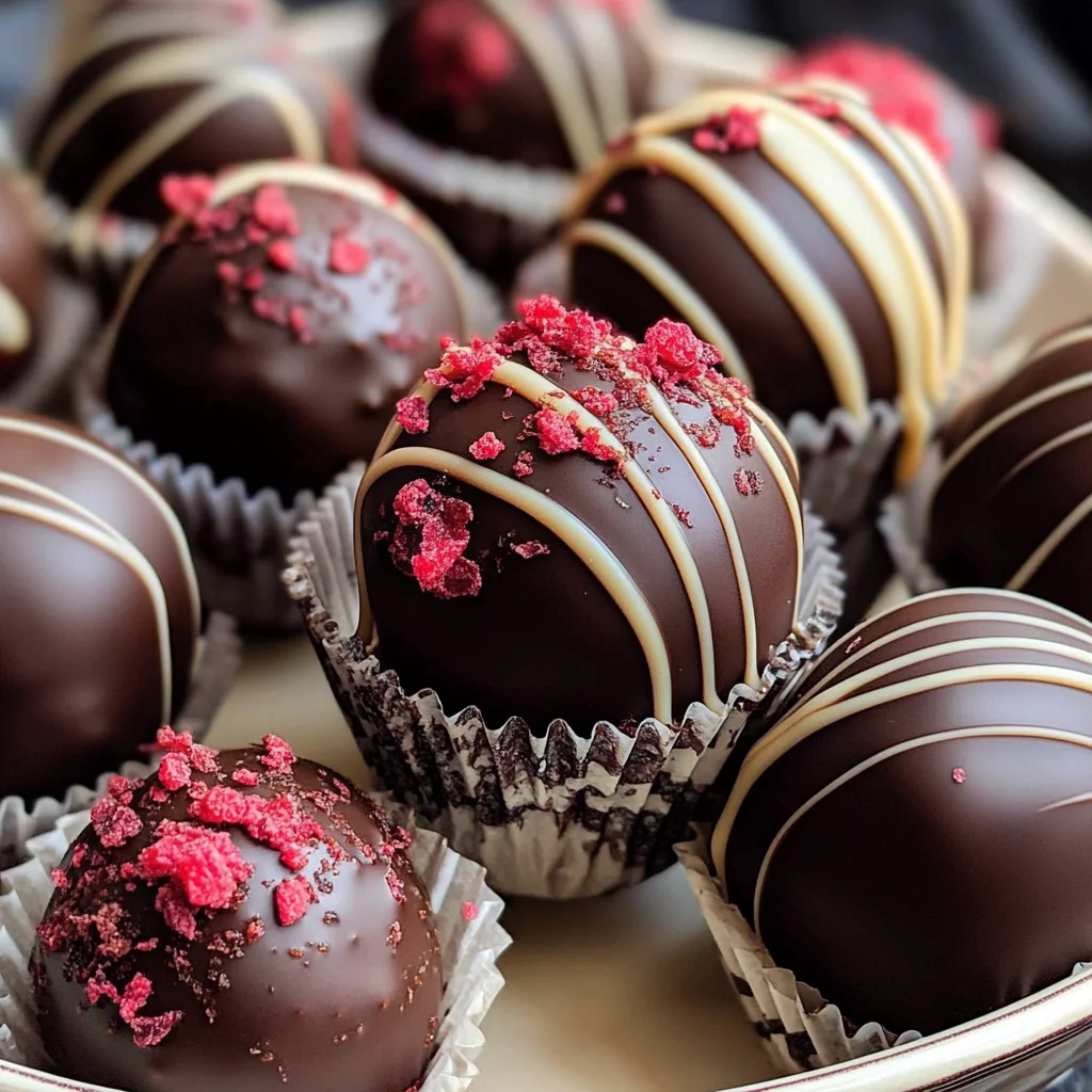 Raspberry Chocolate Truffles
