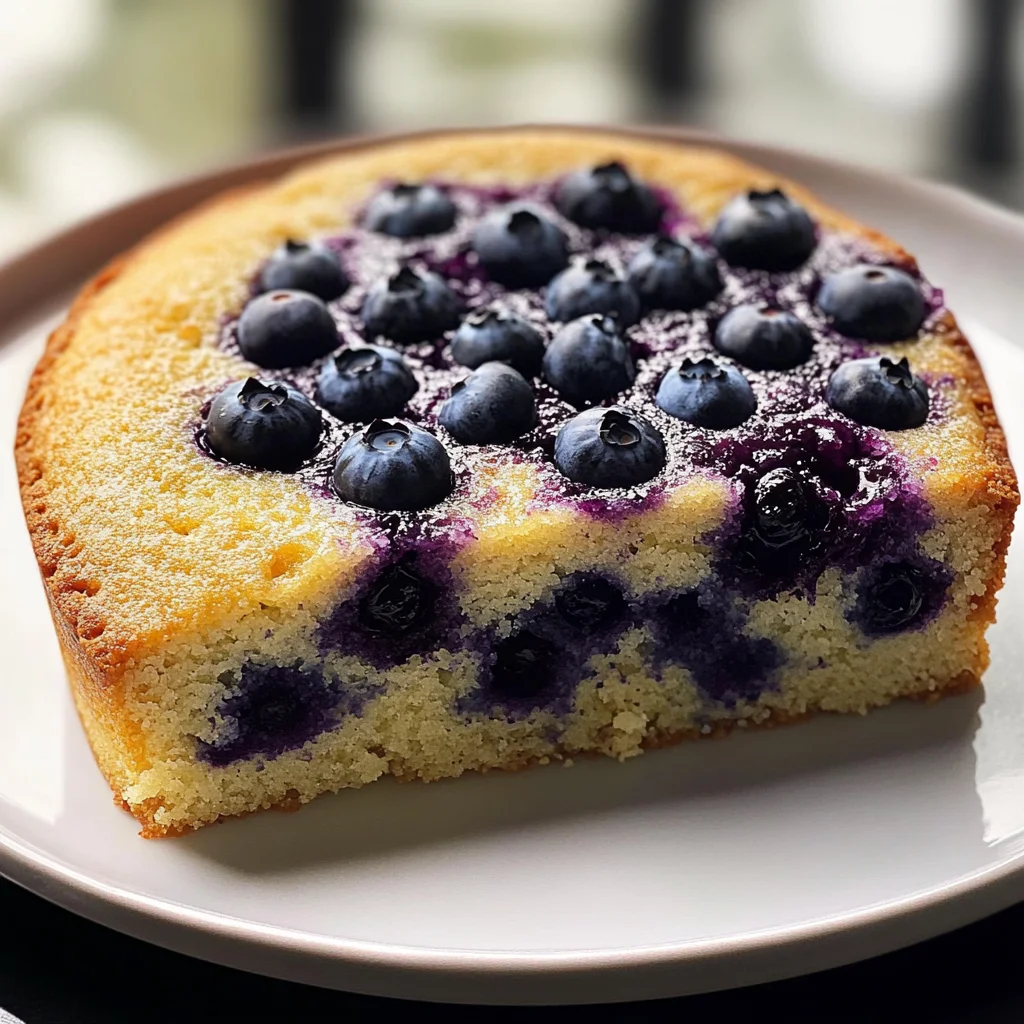 Simple Blueberry Yogurt Cake - Alrightwithme