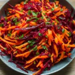 Simple No-Cook Grated Beet & Carrot Salad