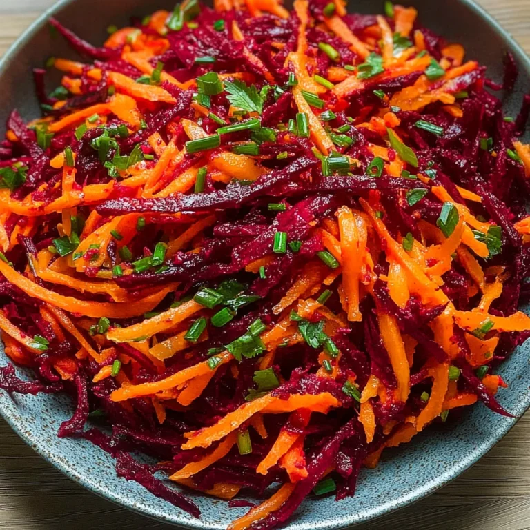 Simple No-Cook Grated Beet & Carrot Salad