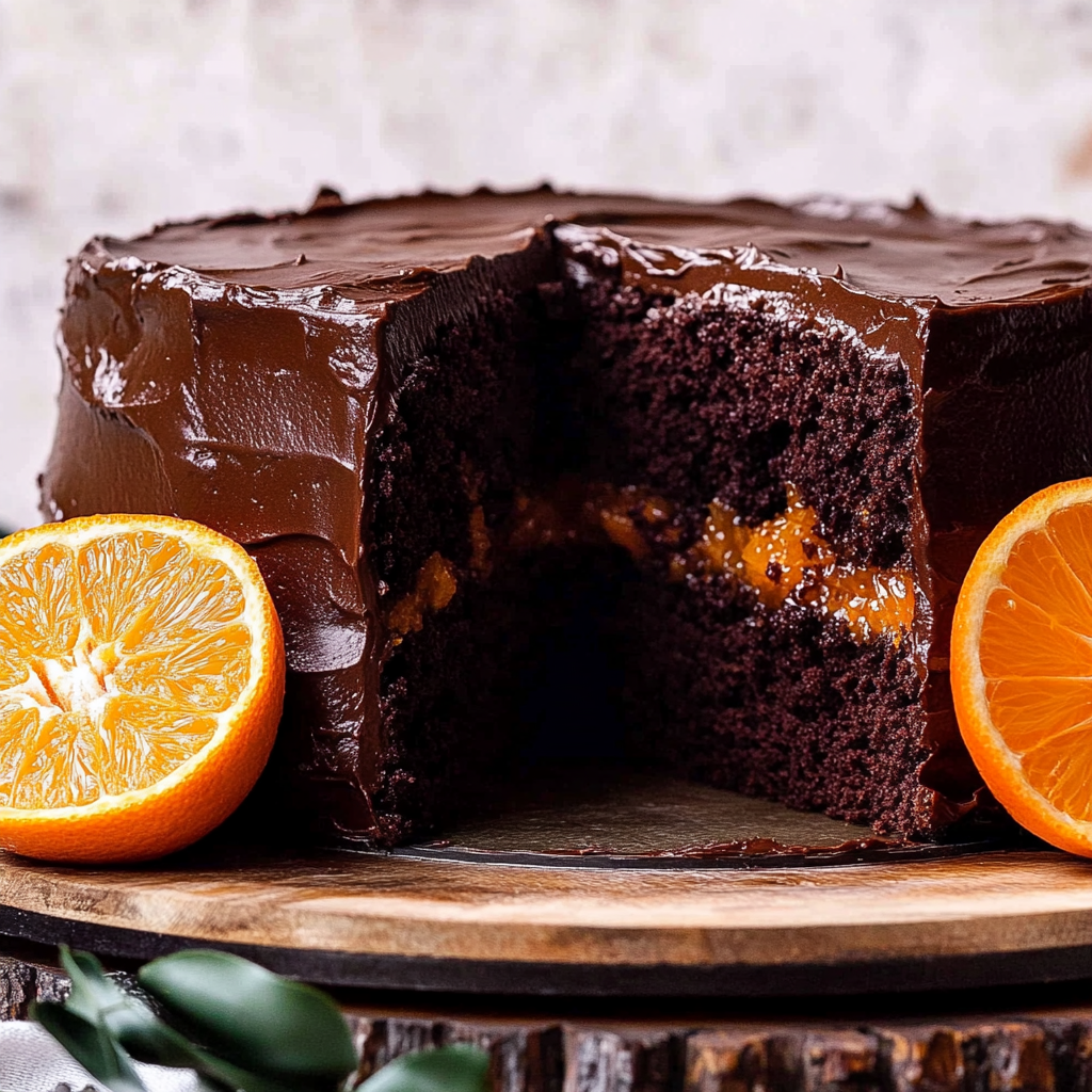 Moist Chocolate Orange Cake