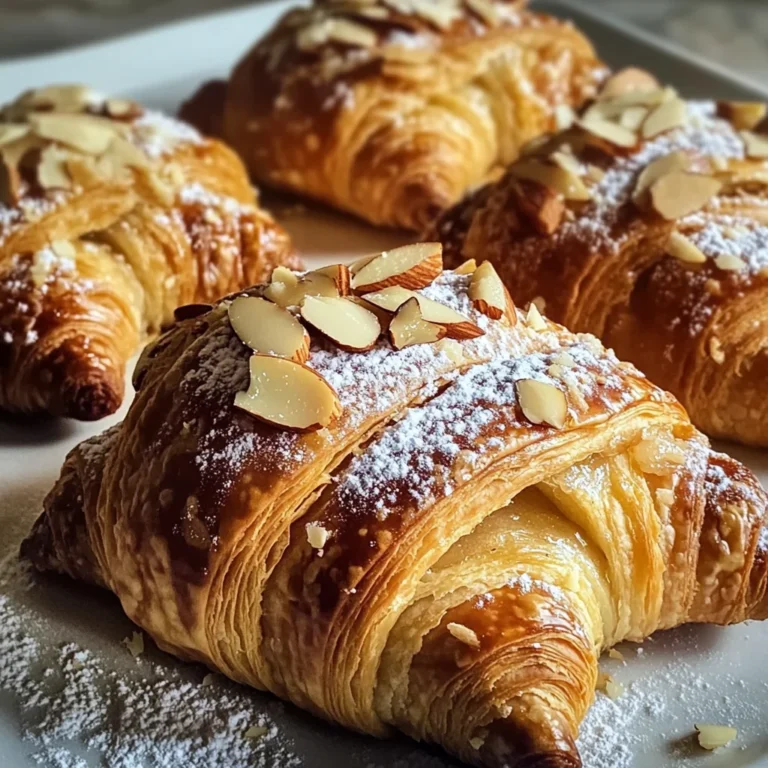 Apple Pie Almond Croissants Recipe