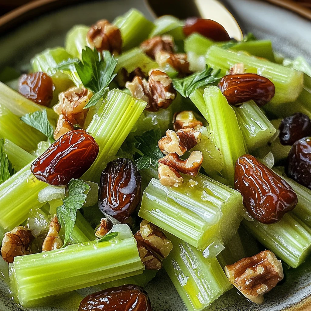 Celery Salad with Dates and Walnuts