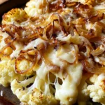 Cheesy French Onion Cauliflower