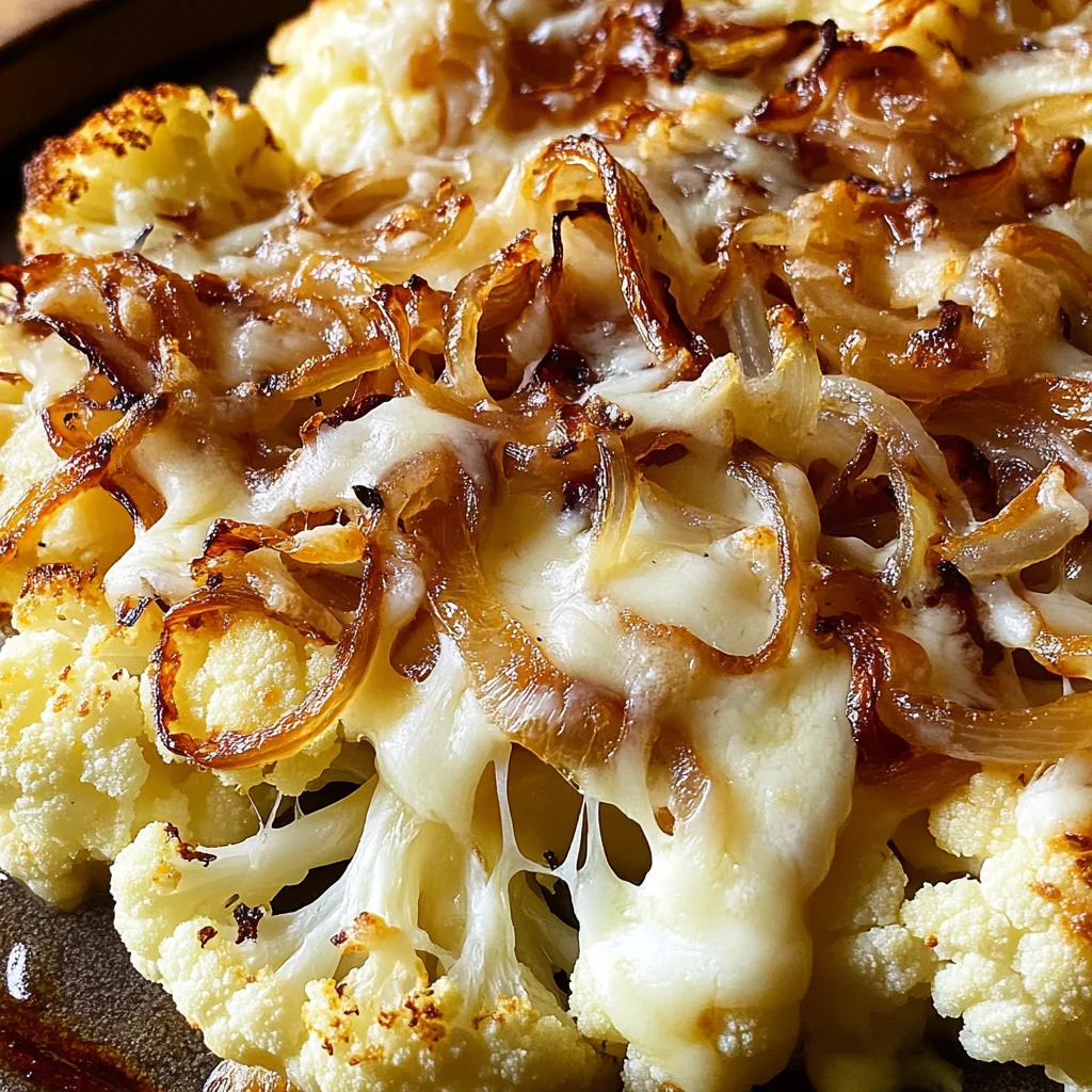 Cheesy French Onion Cauliflower