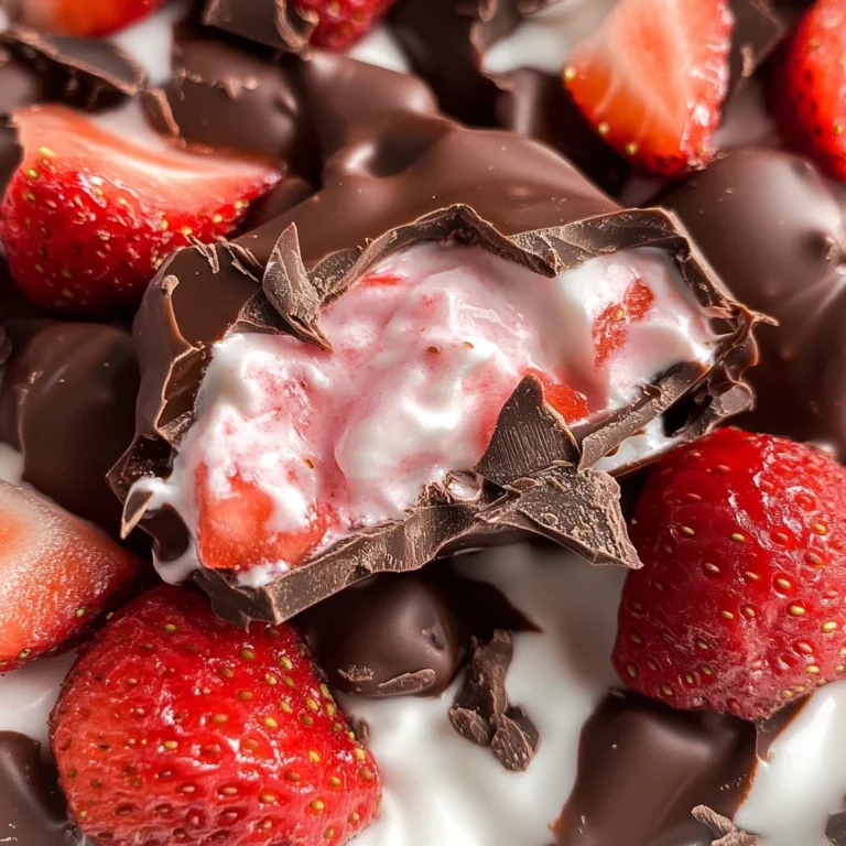 Chocolate Strawberry Yogurt Clusters (Viral Recipe!)