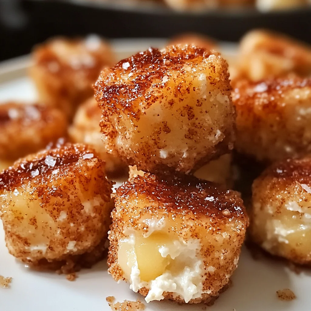 Cinnamon Apple Cottage Cheese Bites