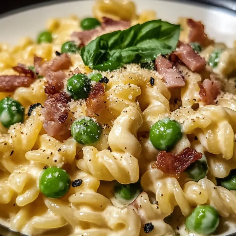 Creamy Pasta with Peas and Pancetta: An Incredible Ultimate Recipe