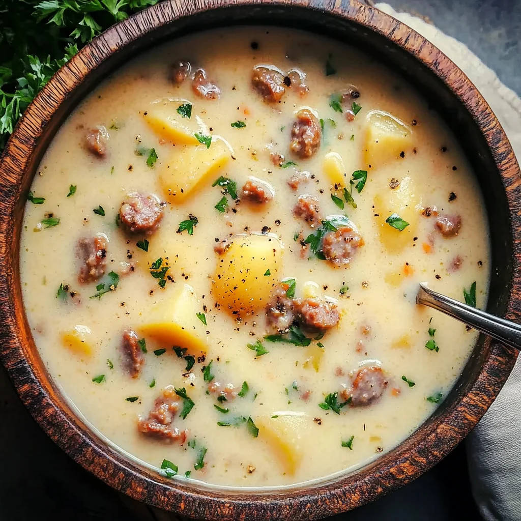 Creamy Sausage Potato Soup for Cozy Family Nights