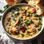Creamy Tuscan White Bean Lemon Soup
