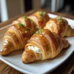 Decadent Croissants with Whipped Ricotta and Caramelized Honey