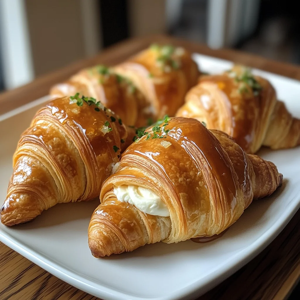 Decadent Croissants with Whipped Ricotta and Caramelized Honey
