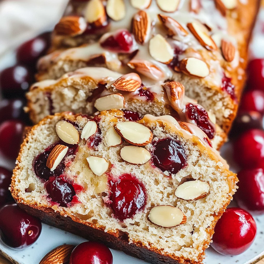 Easy Almond Cherry Bread (video)