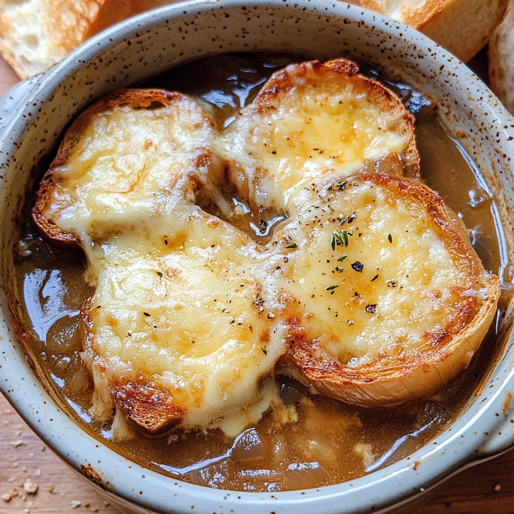 French Onion Soup with Comté Grilled Cheese