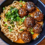 General Tso’s Meatball Ramen