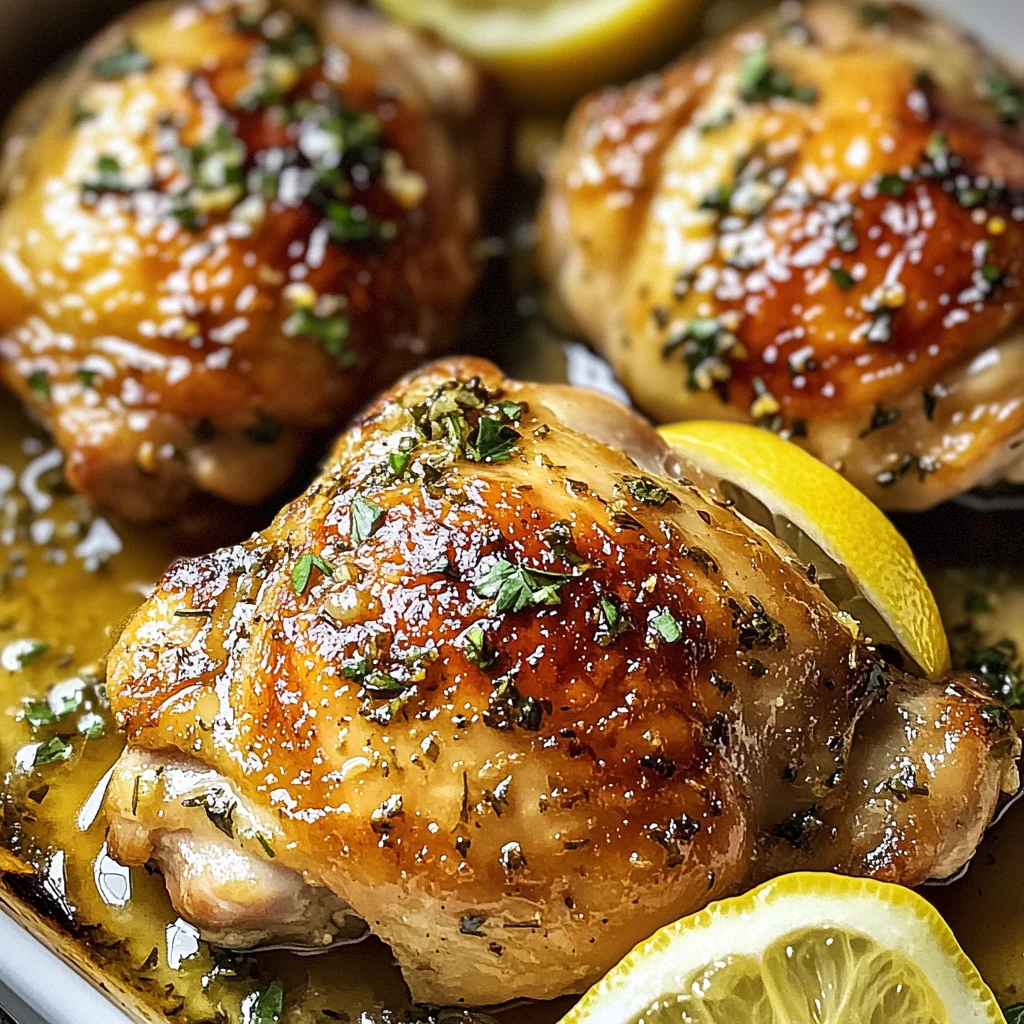Greek Lemon Chicken Thighs
