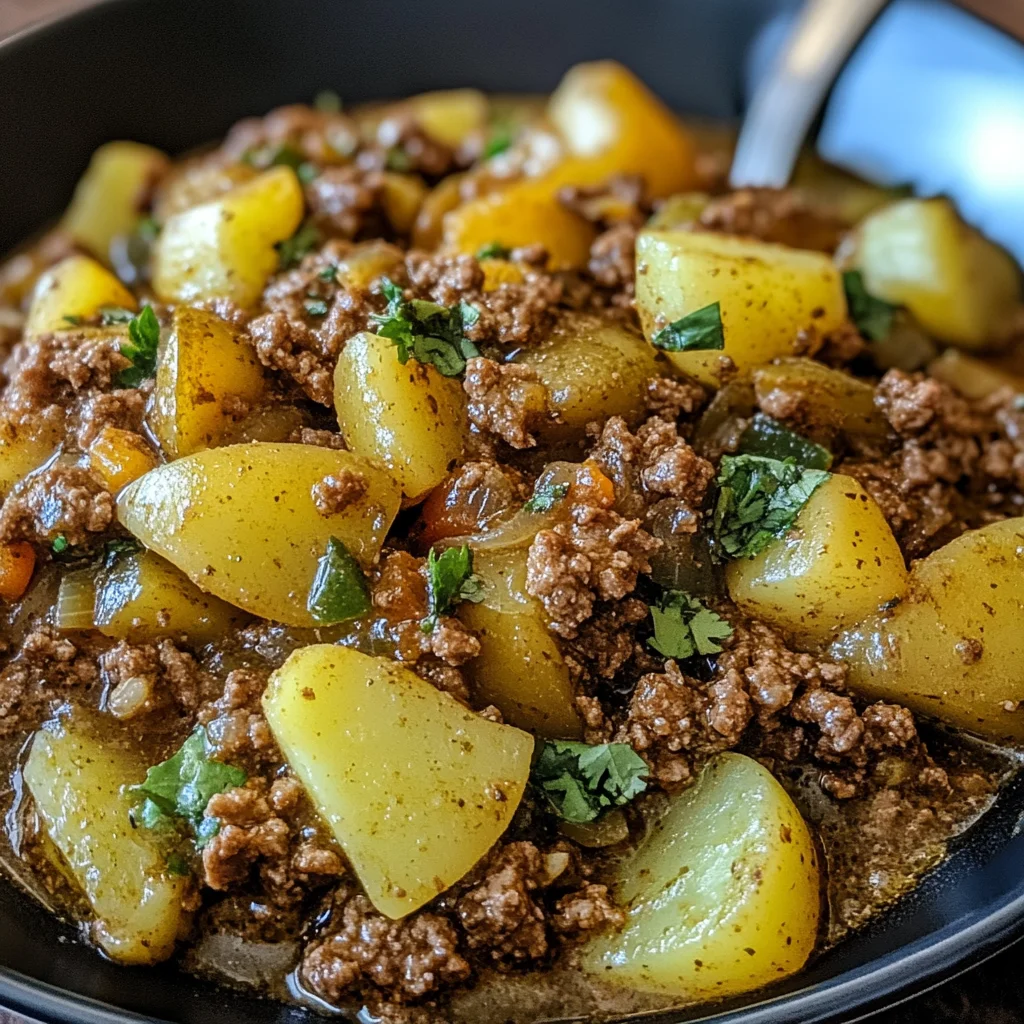 Green Chile Picadillo