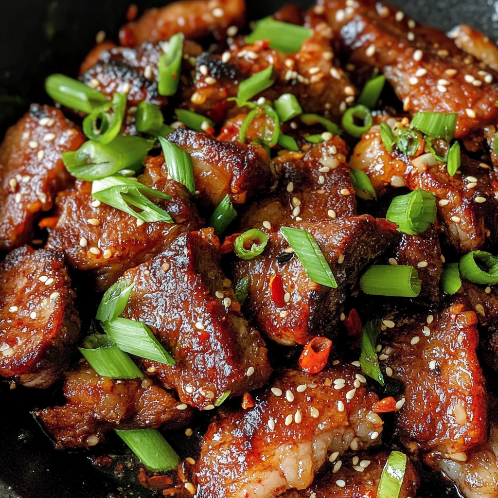 Healthy Korean beef Belly Skillet