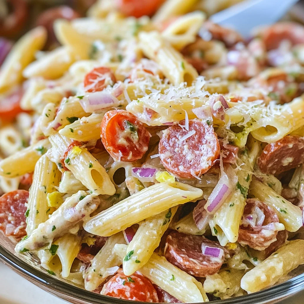 Italian Grinder Pasta Salad