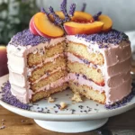 Lavender and Peach Dream Cake