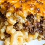 Mac and Cheese Meatloaf Casserole