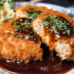 Menchi Katsu (Japanese Ground Meat Cutlet)