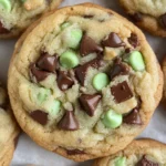 Mint Chocolate Chip Cookies