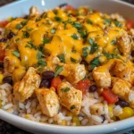One-Pot Cheesy Southwest Chicken & Rice: Creamy Bliss!