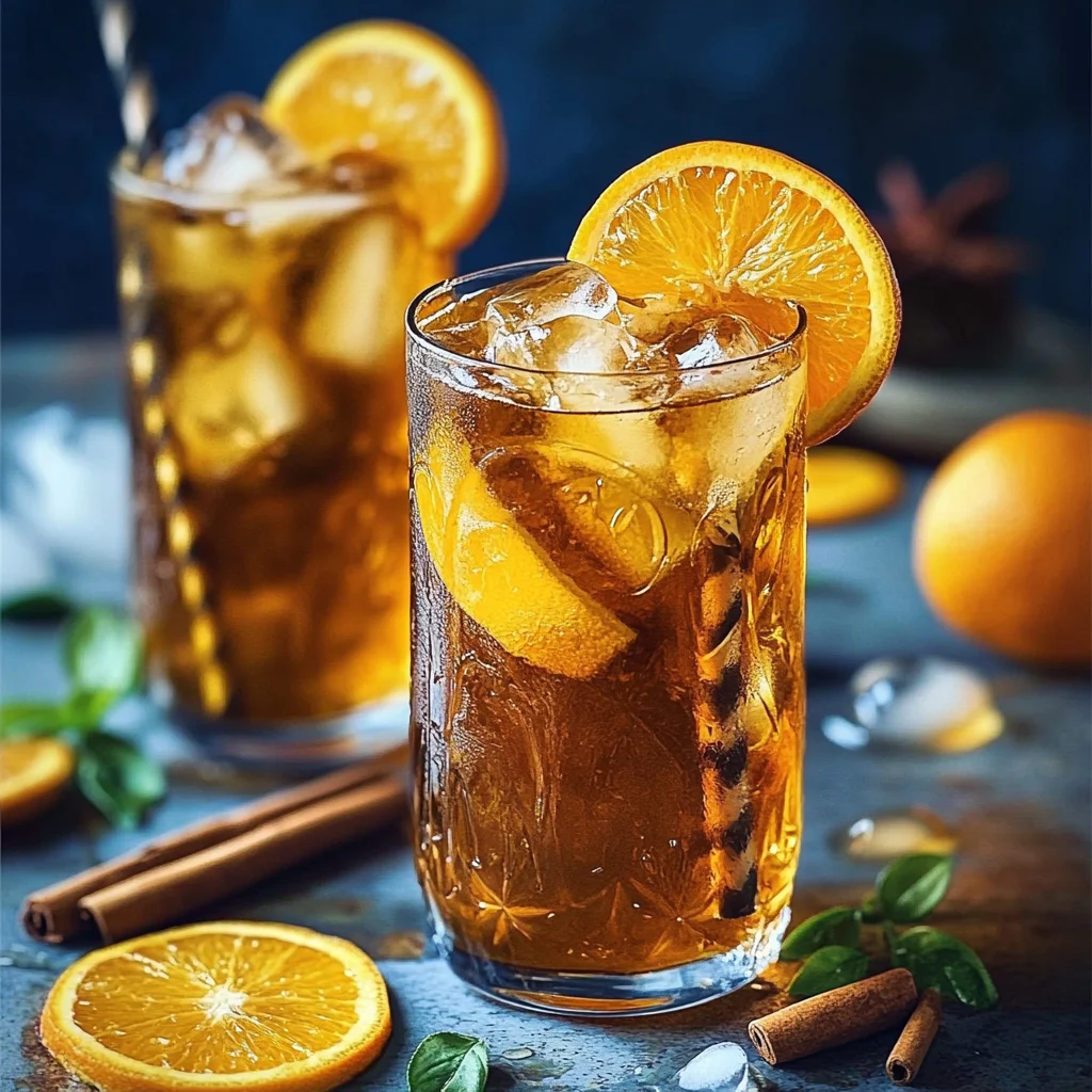 Orange Cinnamon Iced Tea