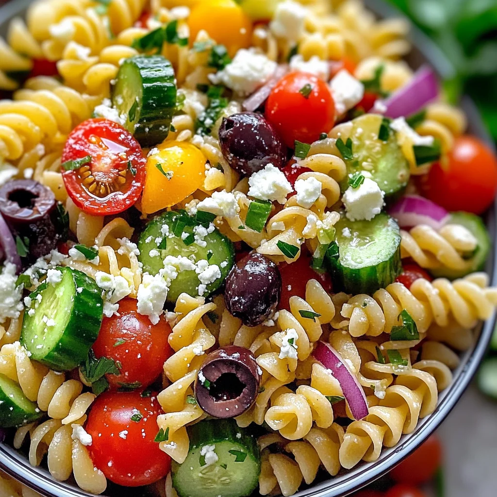 Pasta Salad with Italian Dressing