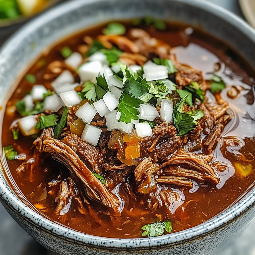 Savory Mexican Birria Crockpot Recipe Easy Delicious