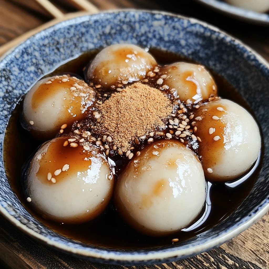 Shiratama Dango (Rice Dumplings/Mochi Balls)