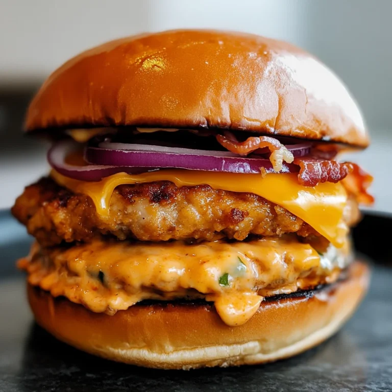 Smash Chicken Burger