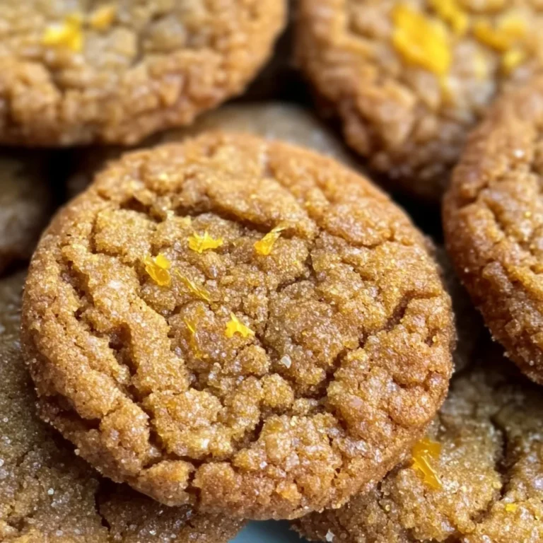 Spicy Orange Ginger Cookies