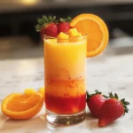 Strawberry Orange Mango Mocktail