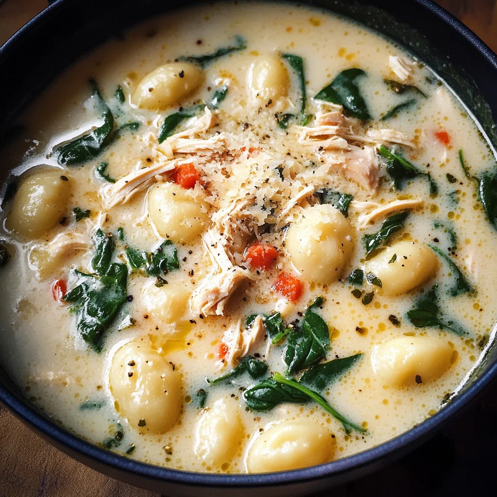 Tasty Rotisserie Chicken Gnocchi Soup
