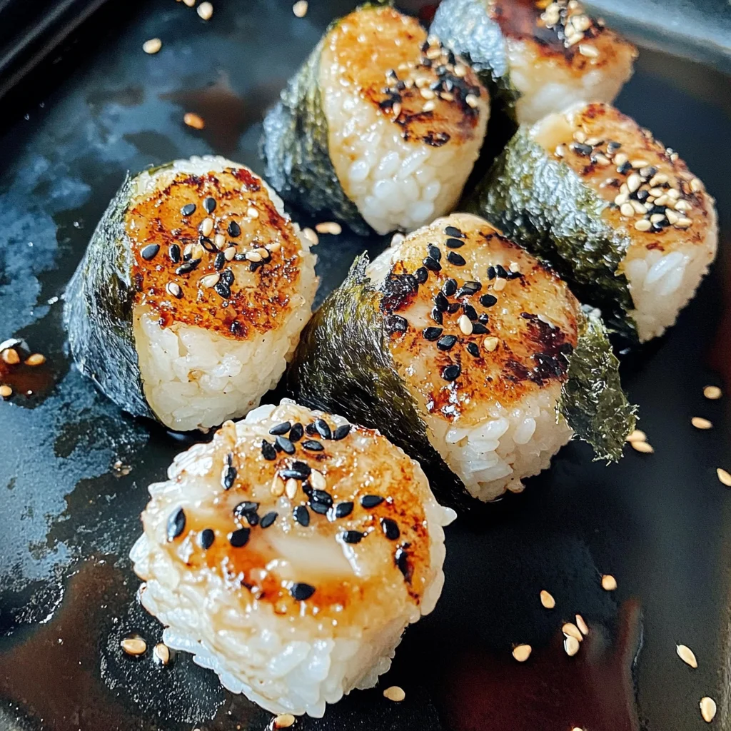 Yaki Onigiri (Grilled Rice Balls)