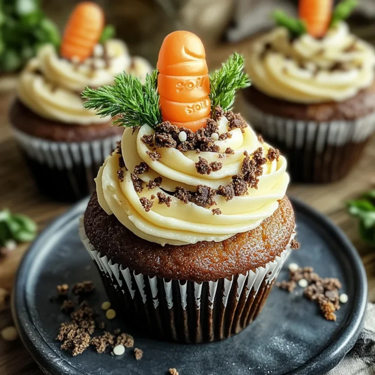 Carrot Patch Cupcakes