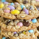 Chewy Cadbury Egg Oatmeal Chocolate Chip Easter Cookies Delight