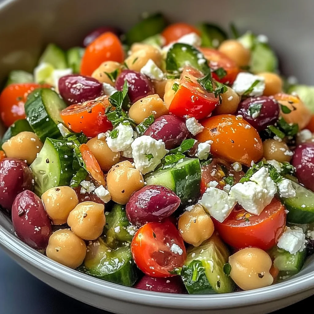 Chickpea Greek Salad: An Incredible 5-Star Recipe