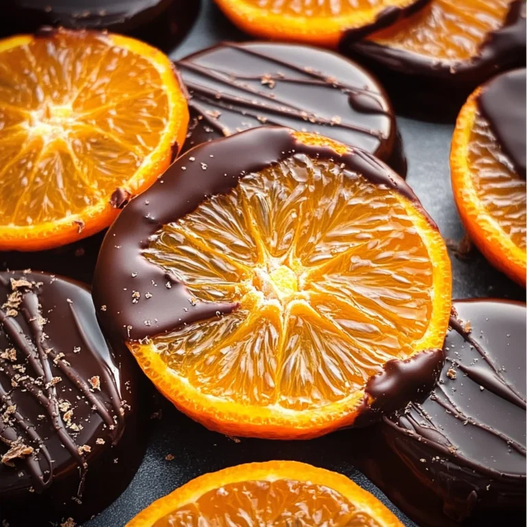 Chocolate-Dipped Candied Oranges