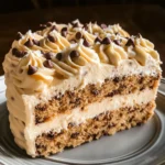 Chocolate Chip Cookie Cake Recipe with Buttercream Frosting