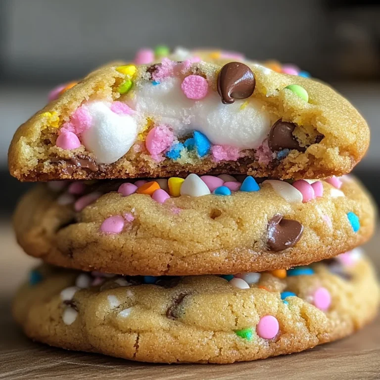 Chocolate Chip Peep Stuffed Easter Cookies