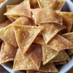 Cinnamon Sugar Tortilla Chips (Oven Baked)
