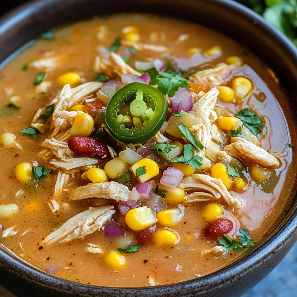 Creamy Chipotle Chicken Soup