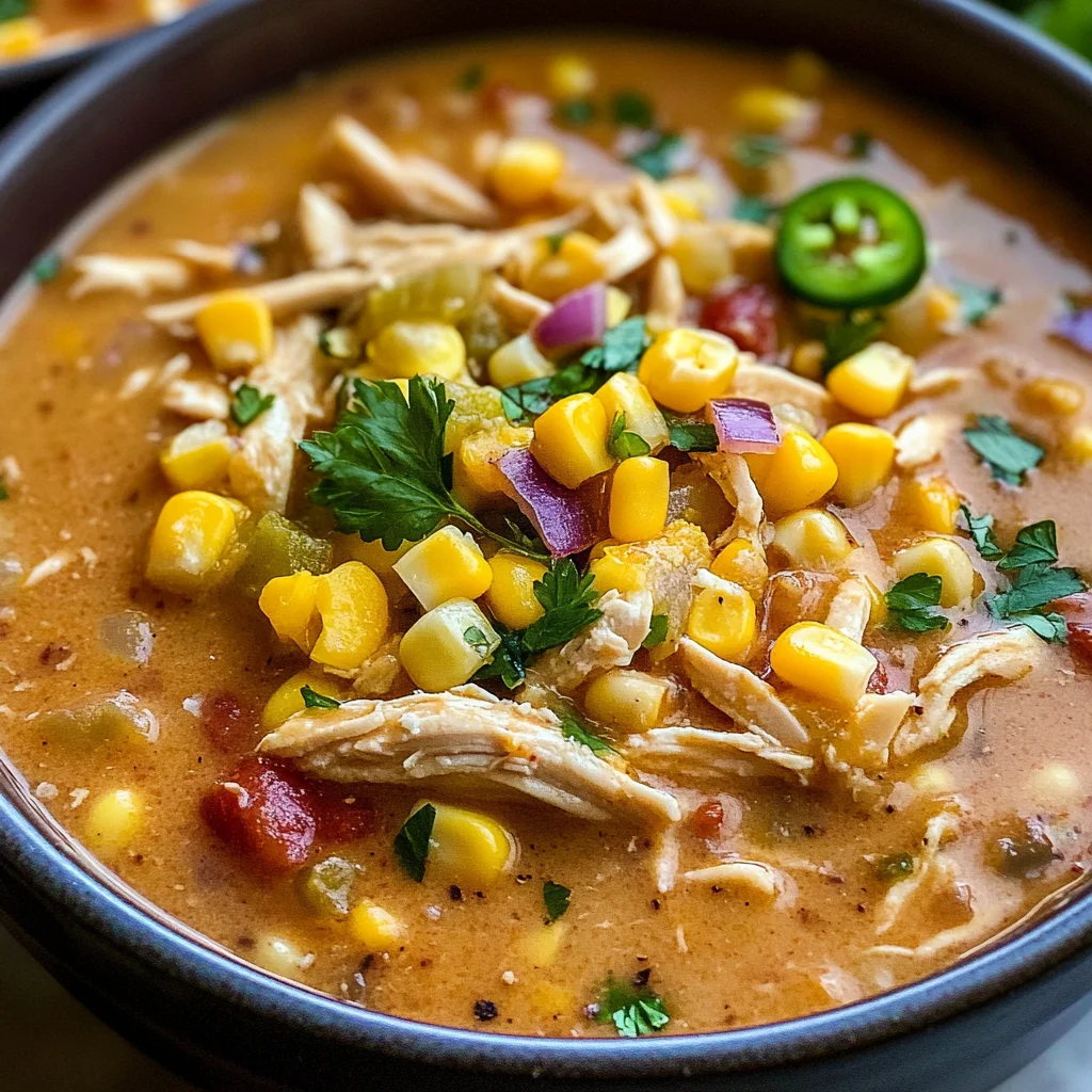 Creamy Chipotle Chicken Soup